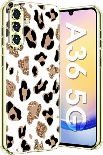 sqgylgl Kompatibel Mit Samsung Galaxy A36 5G Hülle Silikon Dünn Klar Case Slim Transparent TPU Flexible Cover Silikoncase Galaxy A36 Handyhülle Schutzhülle für Samsung A36 (Gold) von sqgylgl