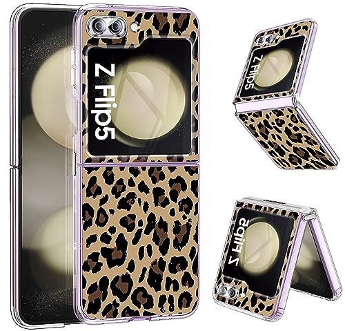 𝙨𝙦𝙜𝙮𝙡𝙜𝙡 Kompatibel Mit Samsung Galaxy Z Flip 5 5G Hülle Silikon Dünn Klar Case Slim TPU Flexible Cover Case Galaxy Z Flip 5 Handyhülle Cranio Schutzhülle für Samsung Z Flip 5 (Braun) von sqgylgl