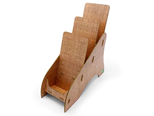 stableco 1x ökologischer Prospektständer DIN lang 10,5 x 21 cm vertikal mit 3 Fächer stabiler Flyerständer natural Design No Plastic! Just Paper! Prospekthalter Postkartenständer schnell aufzubauen stableco 1x ökologischer Prospektständer DIN lang 10,5 x 21 cm vertikal mit 3 Fächer stabiler Flyerständer natural Design No Plastic! Just Paper! Prospekthalter Postkartenständer schnell aufzubauen von stableco