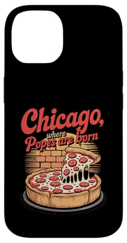 Chicago, wo Päpste geboren werden, lustiger Papst Löwe Amerikaner Hülle für iPhone 14 Chicago, wo Päpste geboren werden, lustiger Papst Löwe Amerikaner Hülle für iPhone 14 von starchilds designs