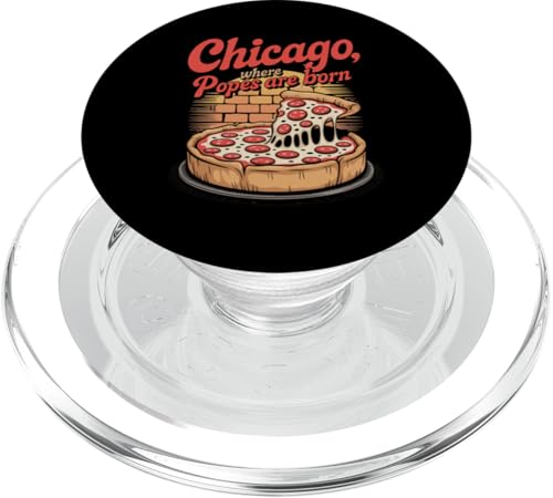 Chicago, wo Päpste geboren werden, lustiger Papst Löwe Amerikaner PopSockets PopGrip für MagSafe Chicago, wo Päpste geboren werden, lustiger Papst Löwe Amerikaner PopSockets PopGrip für MagSafe von starchilds designs