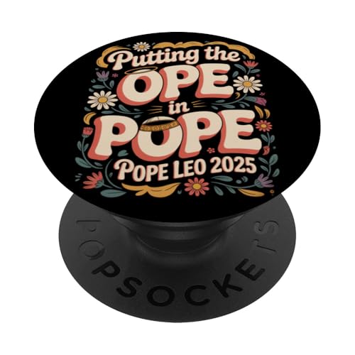 Die OPE in den Papst setzen lustiger katholischer Papst aus Chicago aus dem Mittleren Westen PopSockets Klebender PopGrip von starchilds designs