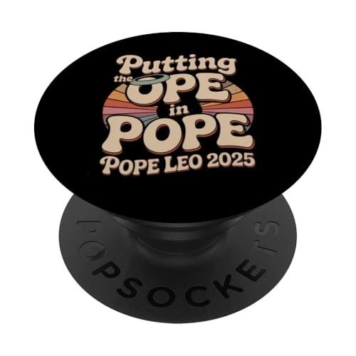 Die OPE in den Papst setzen lustiger katholischer Papst aus Chicago aus dem Mittleren Westen PopSockets Klebender PopGrip von starchilds designs