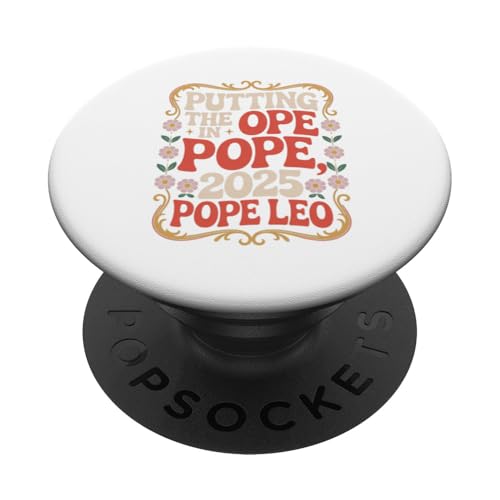 Die OPE in den Papst setzen lustiger katholischer Papst aus Chicago aus dem Mittleren Westen PopSockets Klebender PopGrip von starchilds designs