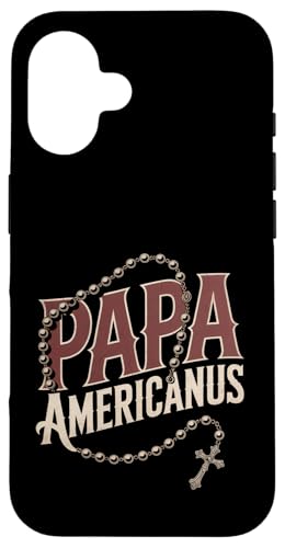 Papa Americanus Lateinischer Papst neuer Papst Rosenkranz katholisch 2025 Hülle für iPhone 16 Papa Americanus Lateinischer Papst neuer Papst Rosenkranz katholisch 2025 Hülle für iPhone 16 von starchilds designs