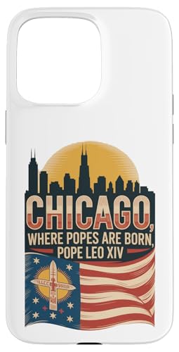 Papst 2025 New Pope Leo Chicago American Born First American Hülle für iPhone 15 Pro Max von starchilds designs