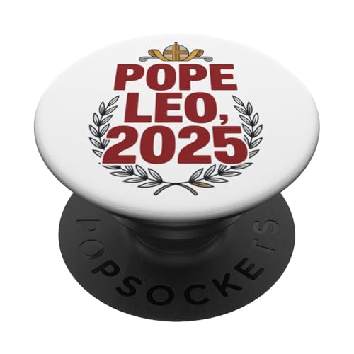 Papst Leo XIV 2025 Robert Francis Prevost New Pope PopSockets Klebender PopGrip von starchilds designs