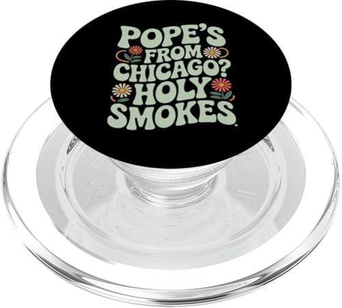 Papst ist aus Chicago? Lustiger katholischer Chicago-Papst aus dem Mittelwesten PopSockets PopGrip für MagSafe Papst ist aus Chicago? Lustiger katholischer Chicago-Papst aus dem Mittelwesten PopSockets PopGrip für MagSafe von starchilds designs