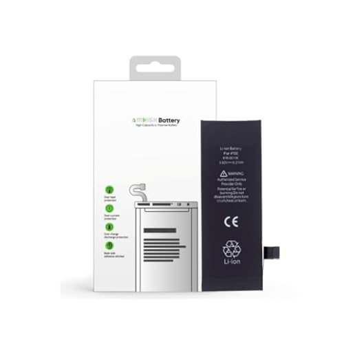 starfix Ersatz Akku kompatibel mit iPhone SE 1715 mAh inkl. Montagekleber (Modellnummer: A1662, A1723, A1724) (AMHigh Premium) Accu Batterie Battery von starfix