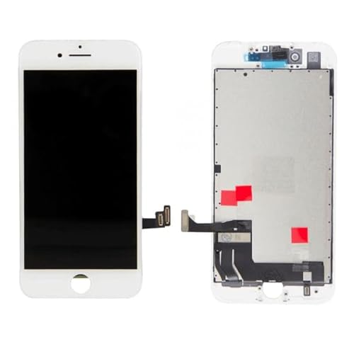 starfix Ersatz LCD Display Bildschirm + Touchscreen kompatibel mit iPhone 7 (A1660, A1779, A1780, A177) Screen Digitizer Glass Displayglas + Montageplatte, Weiss von starfix