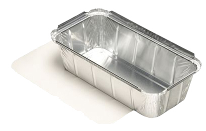 STARPAK Aluminium-Schale eckig, mit Deckel, 1.000 ml von starpak
