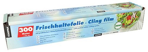 STARPAK Frischhaltefolie in Faltschachtel, Breite: 300 mm von starpak