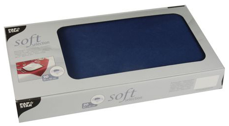 STARPAK Mitteldecke , soft selection, , dunkelblau von starpak