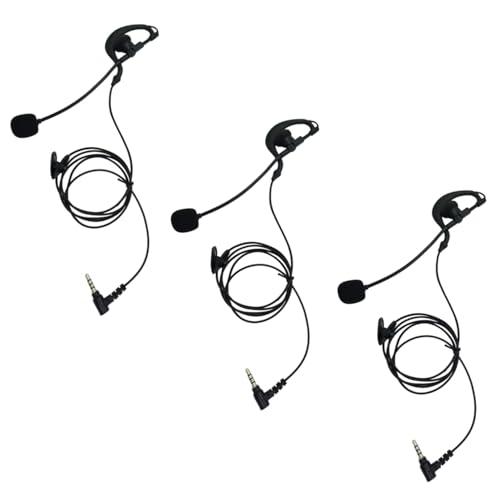 stdgove Kabelgebundener Ohrhörer, 3,5 mm, Fußball-Headset, Schiedsrichter, Coaching-Kopfhörer mit offenem Mikrofon, Gegensprechanlage, Kommunikations-Kopfhörer, Coms-Ohrstück für Ejeas v4 v6 pro (im stdgove Kabelgebundener Ohrhörer, 3,5 mm, Fußball-Headset, Schiedsrichter, Coaching-Kopfhörer mit offenem Mikrofon, Gegensprechanlage, Kommunikations-Kopfhörer, Coms-Ohrstück für Ejeas v4 v6 pro (im von stdgove