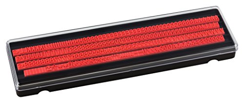 Ersatz-Typeneinreihung 5 mm Schriftgröße für Typendruckerei "PROFI" Stempel zum Selbersetzen von stieber