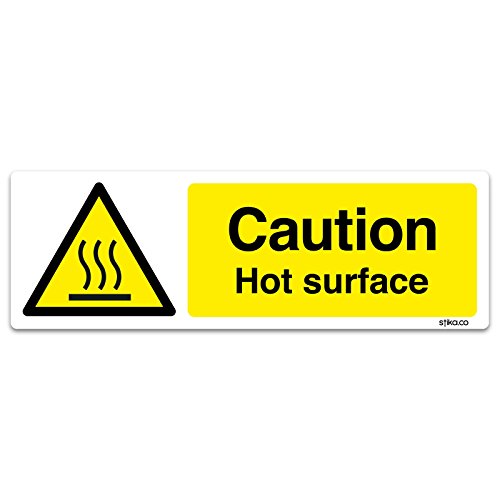 Caution Hot Oberfläche Signal von Sicherheit Selbstklebendes Vinyl 200 x 66 mm Caution Hot Oberfläche Signal von Sicherheit Selbstklebendes Vinyl 200 x 66 mm von stika.co