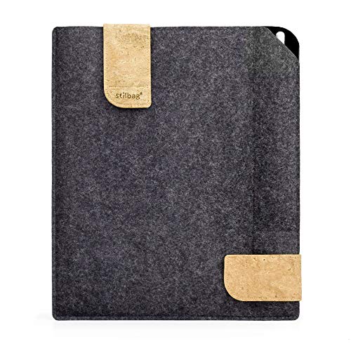 Filztasche KUNO für Samsung Galaxy Tab S8 Ultra mit Pencil Fach - Wollfilz anthrazit - schwarz Filztasche KUNO für Samsung Galaxy Tab S8 Ultra mit Pencil Fach - Wollfilz anthrazit - schwarz von stilbag