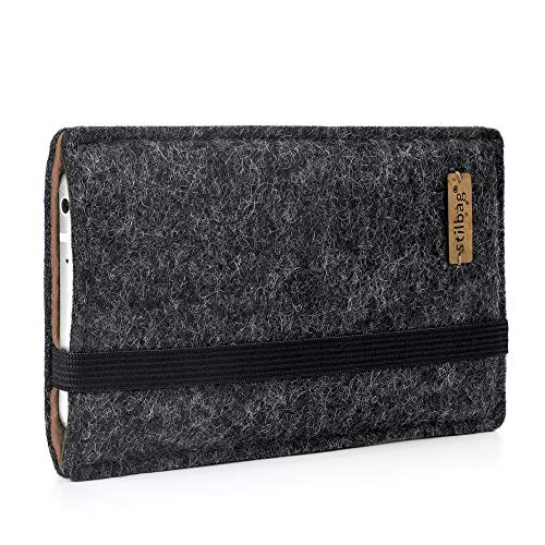 Stilbag Handyhülle Finn für Google Pixel 8a | Farbe: anthrazit/braun | Smartphone-Tasche aus Filz | Handy Schutzhülle | Handytasche Made in Germany Stilbag Handyhülle Finn für Google Pixel 8a | Farbe: anthrazit/braun | Smartphone-Tasche aus Filz | Handy Schutzhülle | Handytasche Made in Germany von stilbag