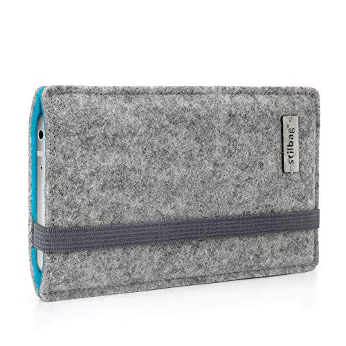 Stilbag Handyhülle Finn für Xiaomi Redmi Note 13 Pro 5G | Farbe: hellgrau/Azur | Smartphone-Tasche aus Filz | Handy Schutzhülle | Handytasche Made in Germany Stilbag Handyhülle Finn für Xiaomi Redmi Note 13 Pro 5G | Farbe: hellgrau/Azur | Smartphone-Tasche aus Filz | Handy Schutzhülle | Handytasche Made in Germany von stilbag