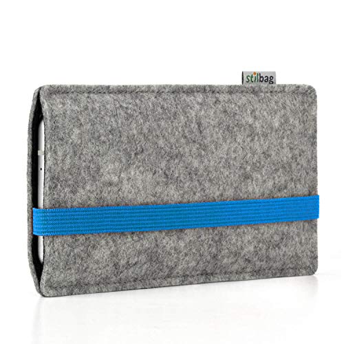 stilbag Google Pixel 7 Pro Handyhülle aus Merinowolle Leon' | Farbe: hellgrau/blau | Smartphone-Tasche aus Filz | Handytasche Made in Germany stilbag Google Pixel 7 Pro Handyhülle aus Merinowolle Leon' | Farbe: hellgrau/blau | Smartphone-Tasche aus Filz | Handytasche Made in Germany von stilbag