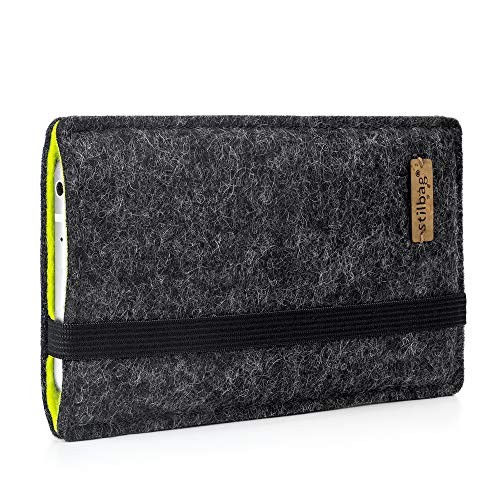 stilbag Handyhülle Finn für Apple iPhone 13 Pro Max | Farbe: anthrazit/apfelgrün | Smartphone-Tasche aus Filz | Handy Schutzhülle | Handytasche Made in Germany stilbag Handyhülle Finn für Apple iPhone 13 Pro Max | Farbe: anthrazit/apfelgrün | Smartphone-Tasche aus Filz | Handy Schutzhülle | Handytasche Made in Germany von stilbag