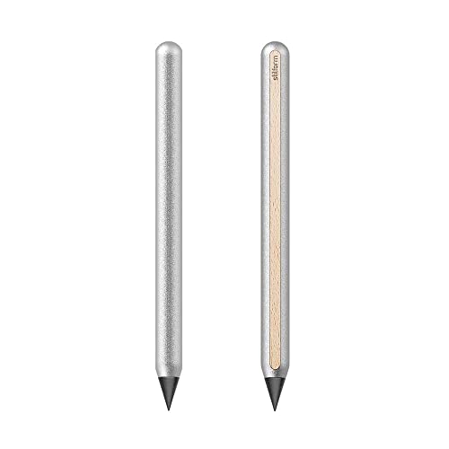 stilform 200008 AEON-Stift – Langlebiger Bleistift mit magnetischer Graphit-Spitze zum Wechseln – Magnesium von stilform