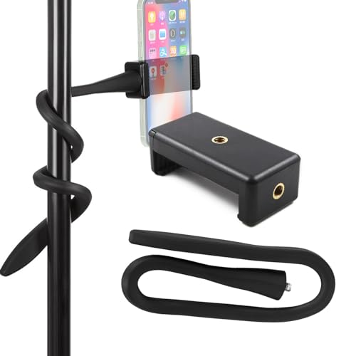 streeHerjjkeA1 Flexibe Handyhalter，Handyhalterung Kinderwagen，Weiche Legierung Telefonhalter，Flexible Lazy Bracket DIY Free Rotating ，Samsung S23, 4-7 Zoll Smartphone von streeHerjjkeA1