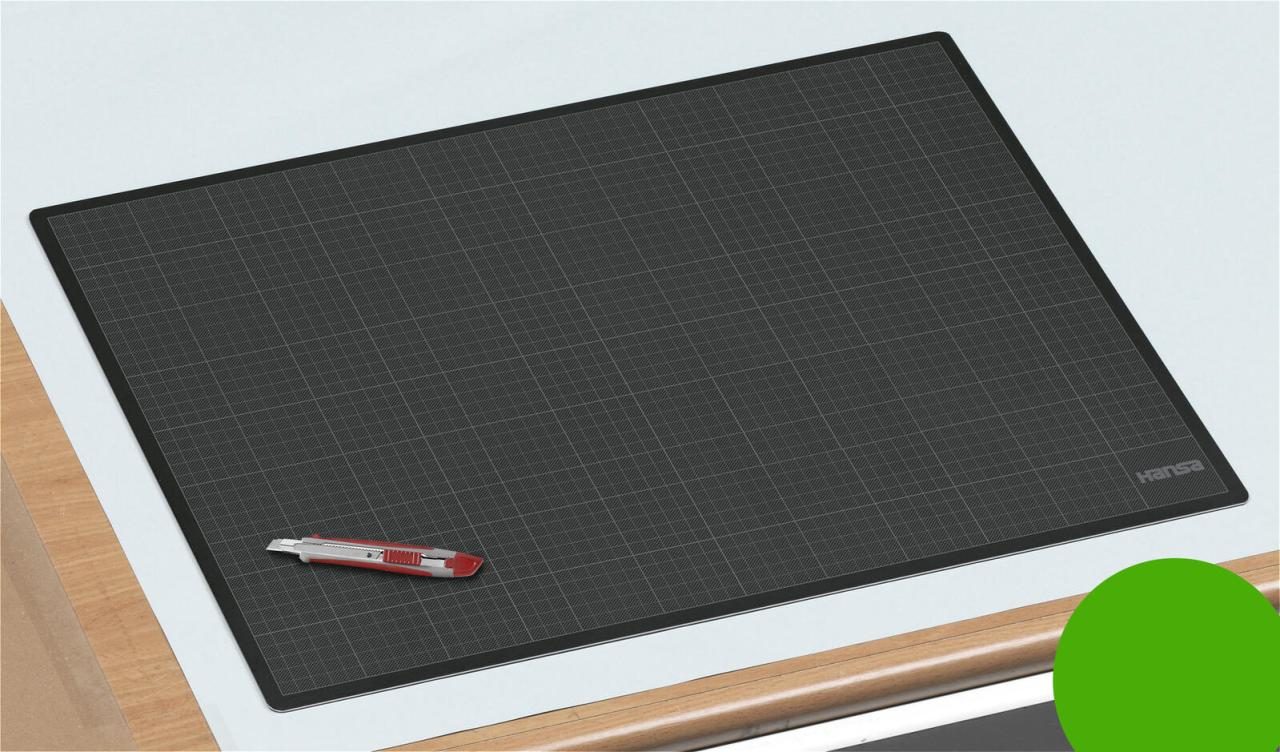 styro Schneidematte Cut-Mat Schneideunterl.60x45cm 2.5 mm 60,0 x 45,0 cm grün... von styro