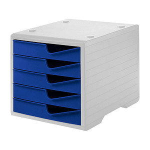 styro Schubladenbox styroswingbox blau 275-8430.351, DIN C4 mit 5 Schubladen styro Schubladenbox styroswingbox blau 275-8430.351, DIN C4 mit 5 Schubladen von styro