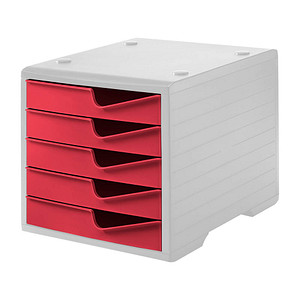 styro Schubladenbox styroswingbox cranberry 275-8430.2281, DIN C4 mit 5 Schubladen styro Schubladenbox styroswingbox cranberry 275-8430.2281, DIN C4 mit 5 Schubladen von styro