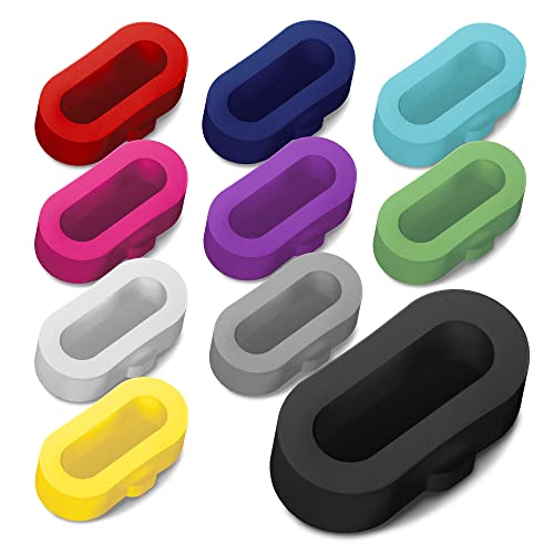 subtel 10x Staubschutzkappe für Garmin Vivoactive, Venu, Fenix, Approach, Forerunner, Instinct, Epix Anschluss Abdeckung - Ladebuchse Staubschutz Stöpsel - Staubschutzabdeckung Anti Dust Plug Cover von subtel