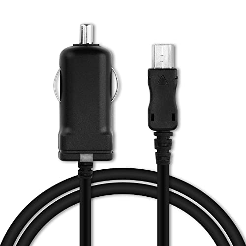subtel 2.4A / 2400mA KFZ Ladegerät für 12V Zigarettenanzünder kompatibel mit Aonerex GPS Navigation 7" (GPS-7077) / GPS Navigation 9" (2019) Ladekabel Mini USB Autolader 1m Kabel 5V Stecker, Auto von subtel