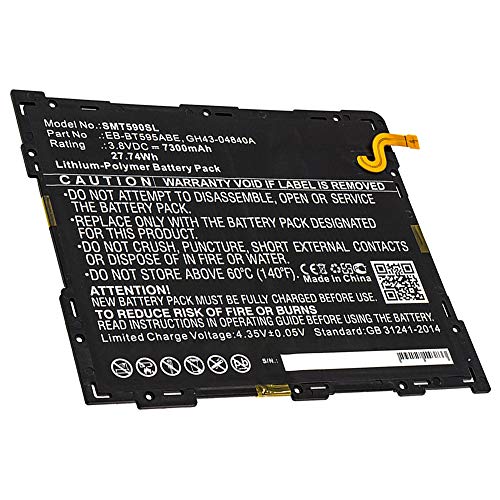 subtel, Akku für Tablet kompatibel mit Samsung Galaxy SM-T590 Tab A 10.5 Wi-Fi (3.8V, 7300mAh) von subtel
