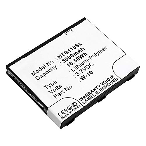 subtel, Akku für Router & Mobile Hotspots kompatibel mit Netgear Nighthawk M1, MR1100, W-10, 308-10019-01 (3.7V, 5000mAh) von subtel