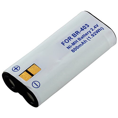 subtel, Akku für Kamera, kompatibel mit Olympus DS-5000, BR-403, DS-2300, DS-3300 (2.4V, 800mAh) von subtel