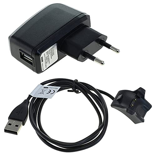 subtel Ladegerät + USB Kabel kompatibel mit Huawei Band 4, 4 Pro/Band 3, 3 Pro/Band 2, 2 Pro Smartwatch Fitness Tracker Armband Ersatz Ladekabel Auflader 1A Anschluss Stecker von subtel