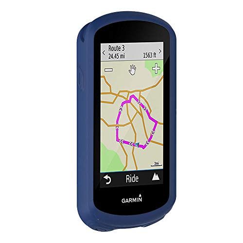 subtel® Schutzhülle kompatibel mit Garmin Edge 1030 / Edge 1030 Plus Silikonhülle - Schutz Tasche Silikon Hülle, Fahrrad Navi Case - GPS Cover Bumper Etui Blau von subtel