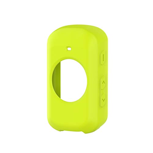 subtel® Schutzhülle kompatibel mit Garmin Edge 530 Silikonhülle - Schutz Tasche Silikon Hülle, Fahrrad Navi Case - GPS Cover Bumper Etui gelb von subtel