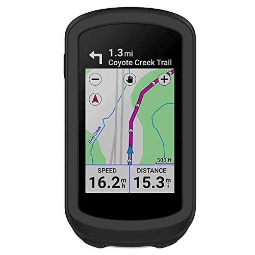 subtel® Schutzhülle kompatibel mit Garmin Edge Explore 2 Silikonhülle - Schutz Tasche Silikon Hülle, Fahrrad Navi Case - GPS Cover Bumper Etui schwarz von subtel