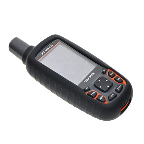 subtel® Schutzhülle kompatibel mit Garmin GPSMAP 62 / 62s / 62SC / 64 / 64s / 64st / 65 Silikonhülle - Schutz Tasche Silikon Hülle, Fahrrad Navi Case - GPS Cover Bumper Etui schwarz von subtel