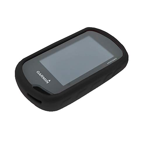 subtel® Schutzhülle kompatibel mit Garmin Oregon (600, 600t, 650, 650t, 700, 750, 750t) Silikonhülle - Schutz Tasche Silikon Hülle, Fahrrad Navi Case - GPS Cover Bumper Etui schwarz von subtel