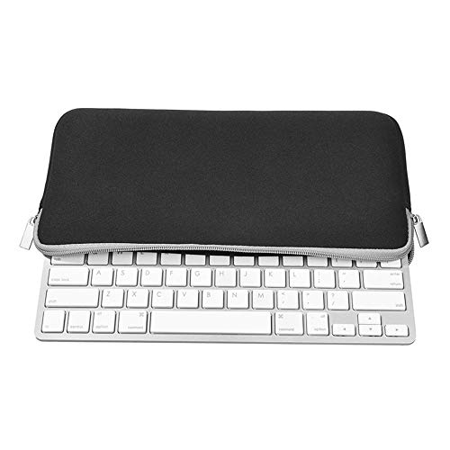 subtel® Tasche kompatibel mit Apple Magic Keyboard Neopren Schutzhülle Tasche Flip Cover Case Etui schwarz von subtel