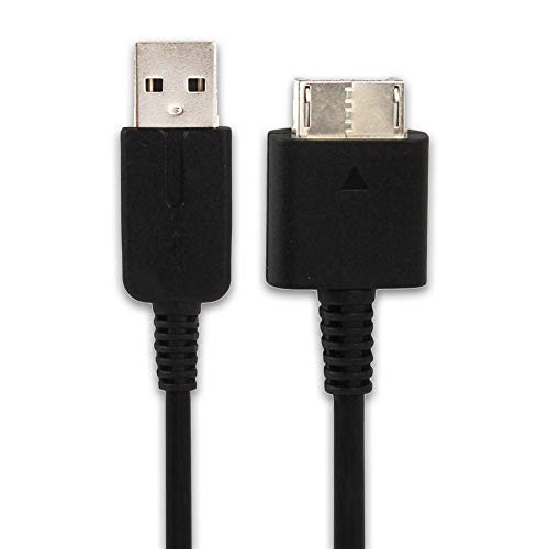 subtel USB Kabel 1m kompatibel mit Sony PS Vita (PCH-1000 / PCH-1004) / PS Vita (PCH-1100 / PCH-1104) Ladekabel System Connector auf USB A 2.0 Datenkabel schwarz PVC von subtel