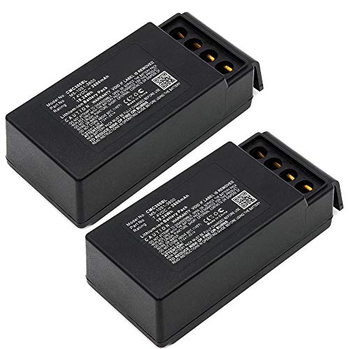 subtel, Batterie für Fernbedienungen kompatibel mit Cavotec M9-1051-3600 EX, MC-3, MC-3000 (2600mAh, 7.4V) 2X von subtel