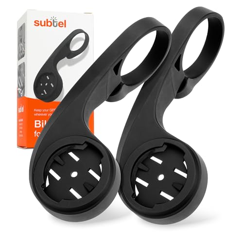 subtel 2X Fahrradhalterung für Garmin Edge 1040, 1030, 1000, 830, 820, 800, 530, 520, 500 Fahrradlenker Halter Lenker Halterung Navi Fahrradcomputer von subtel