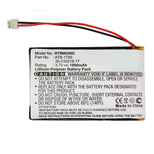 subtel, Batterie für Fernbedienungen kompatibel mit RTI T3-Vplus, T3-V, T3V (1800mAh, 3.7V) von subtel