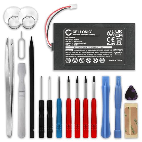 subtel, Batterie für Fernbedienungen kompatibel mit Logitech Elite, Harmony 950, 915-000257 (1300mAh, 7V) + Werkzeug-Set subtel, Batterie für Fernbedienungen kompatibel mit Logitech Elite, Harmony 950, 915-000257 (1300mAh, 7V) + Werkzeug-Set von subtel