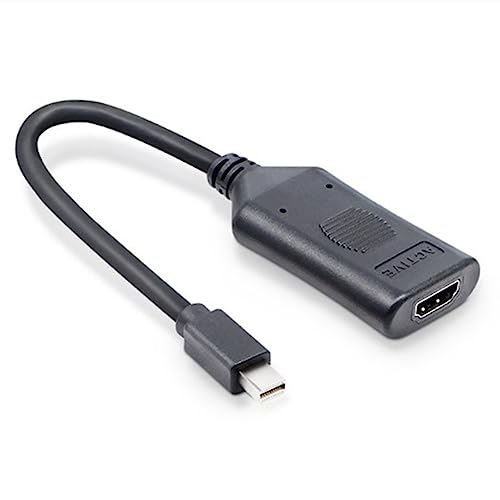 suckoo Active Mini Displayport Stecker auf HD Buchse Verbindungskabel 3840@2160 PS176 Kompatibel mit Mac Laptop Host Grafikkarte Externe HDMI Display TV Projektor Konverter 6 Link Bildschirm 2.0 von suckoo