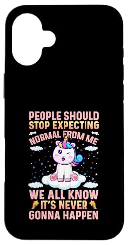 lustige Tiere cooles Einhorn für Freunde Hülle für iPhone 16 Plus lustige Tiere cooles Einhorn für Freunde Hülle für iPhone 16 Plus von süßes Einhorn - niedliches Tier