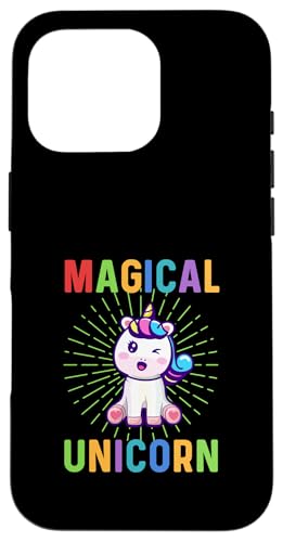 lustige Tiere cooles Einhorn für Freunde Hülle für iPhone 16 Pro lustige Tiere cooles Einhorn für Freunde Hülle für iPhone 16 Pro von süßes Einhorn - niedliches Tier